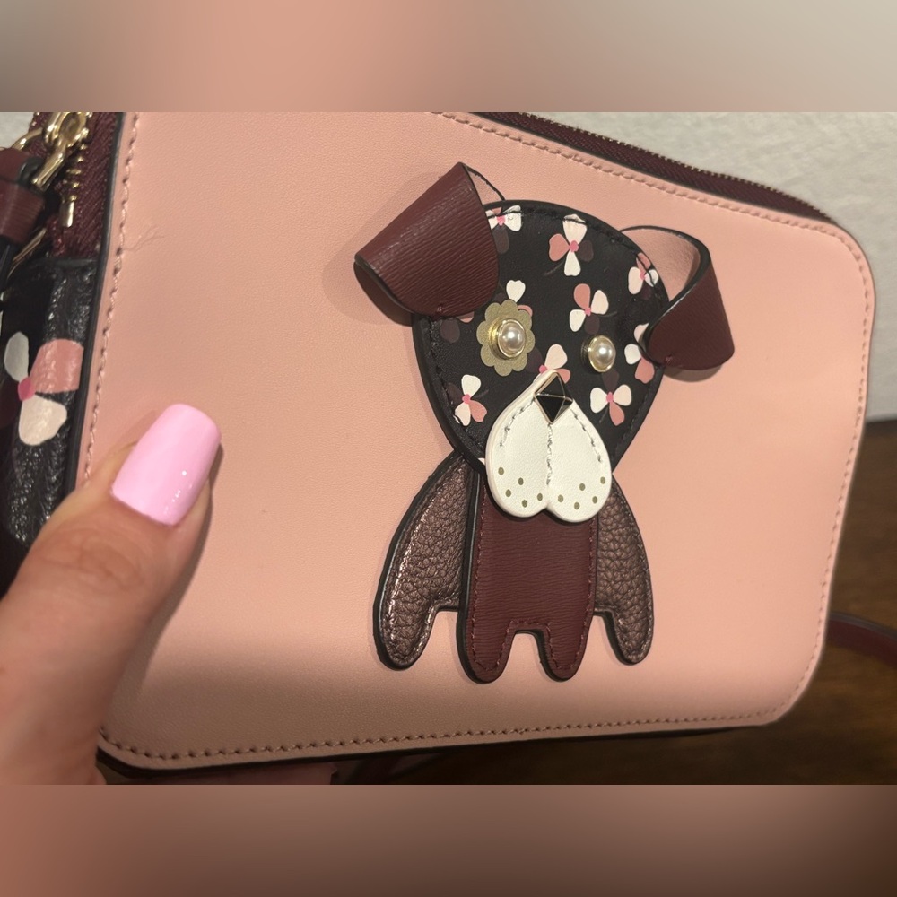 Kate Spade Pink Crossbody with Dog Motif - Picture 4 of 16